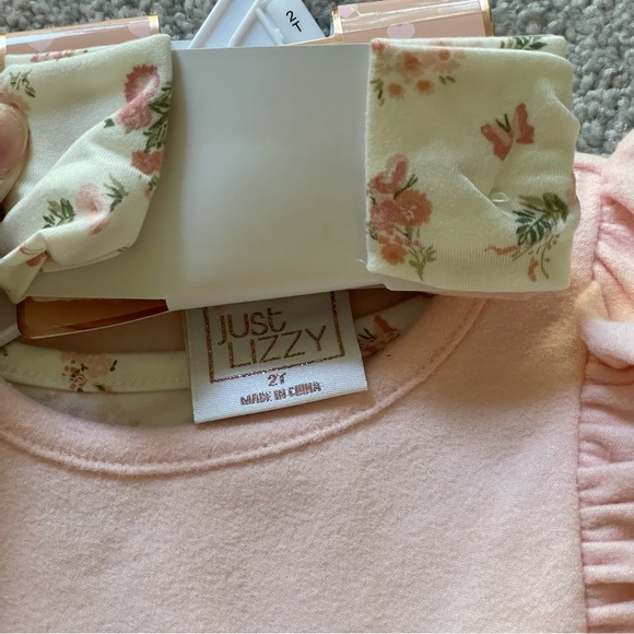 Just Lizzy 2-piece Baby Dress Set with headband - Picture 8 of 10